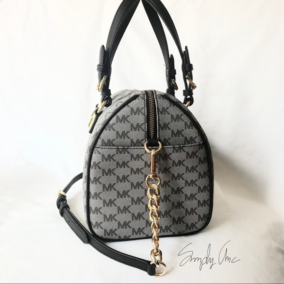 New authentic Grayson monogram satchel black - Picture 3 of 6